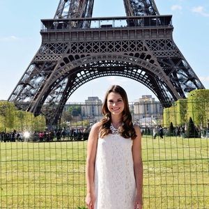 Cream BCBG mini dress